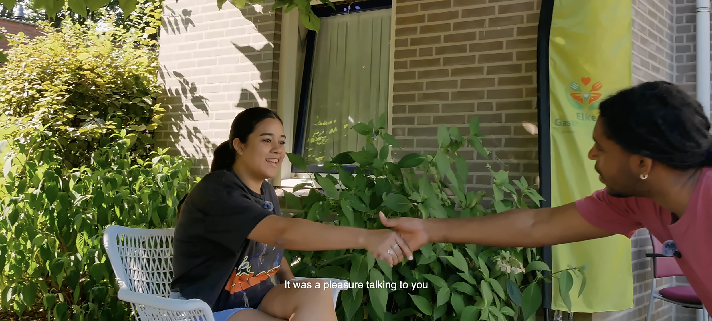 Still from the European Solidarity Corps exchange documentary